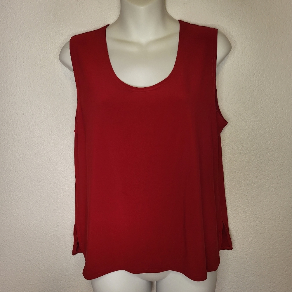 Simpli the Best Go To Tank Sleeveless Blouse size 12
